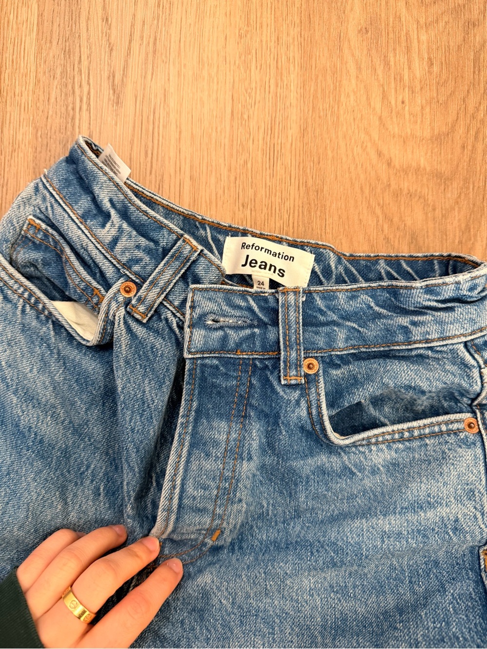 reformation cynthia high rise